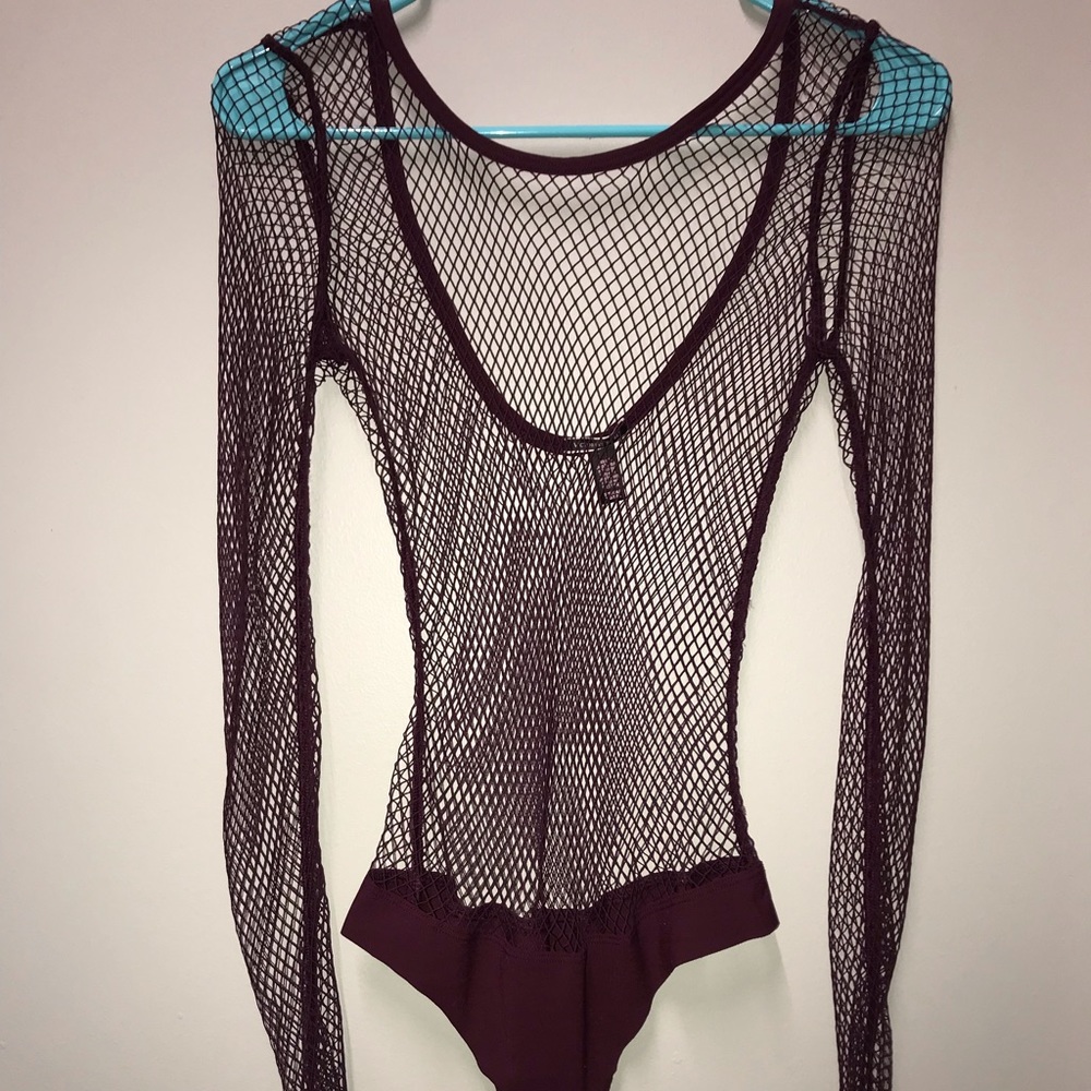 VS sexy fishnet onesie💕